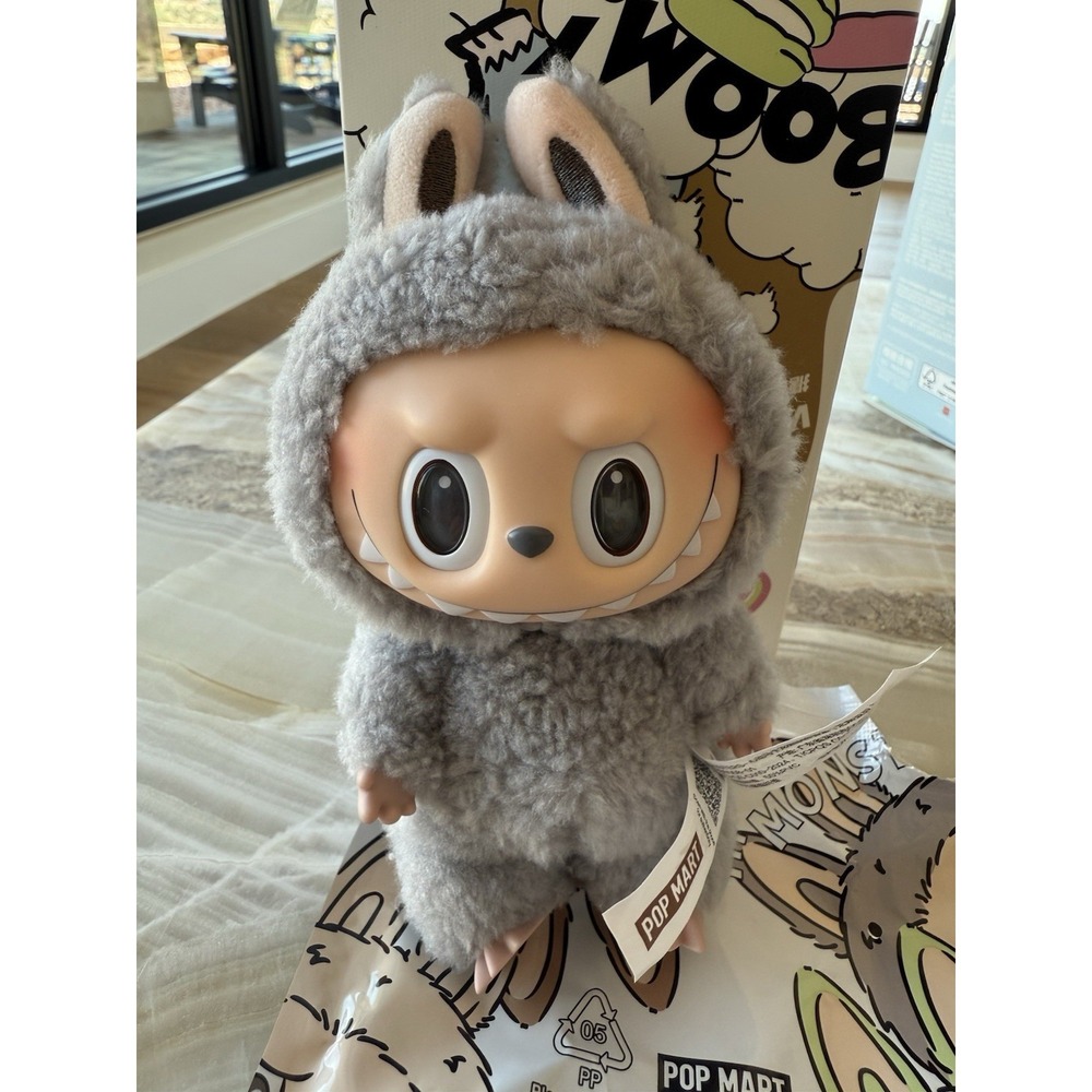 100% Authentic PopMart Labubu The Monsters Exciting Macaron - Sesame Bean